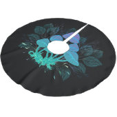 Rollstühle in Bushes Polyester Weihnachtsbaumdecke (Schrägansicht)