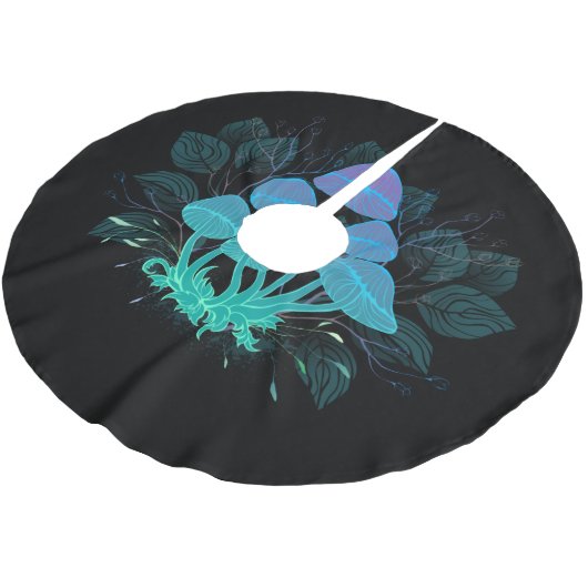 Rollstühle in Bushes Polyester Weihnachtsbaumdecke (Schrägansicht)