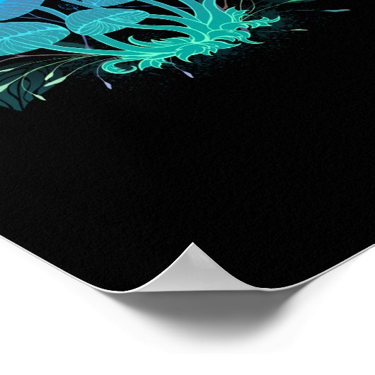 Rollstühle in Bushes Poster (Ecke)