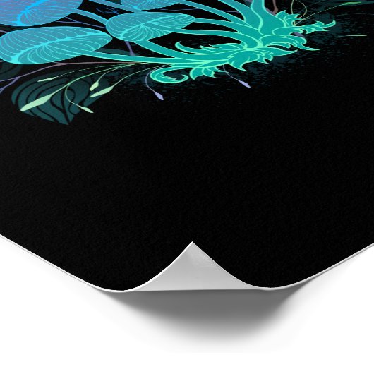 Rollstühle in Bushes Poster (Ecke)