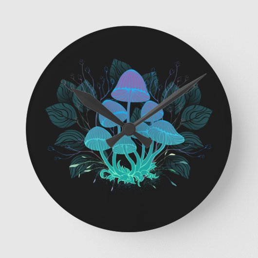 Rollstühle in Bushes Runde Wanduhr (Vorderseite)