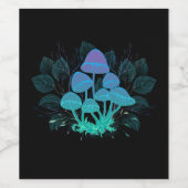 Rollstühle in Bushes Weinetikett (Einzelnes Label)