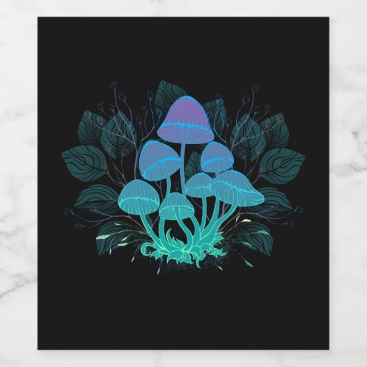 Rollstühle in Bushes Weinetikett (Einzelnes Label)