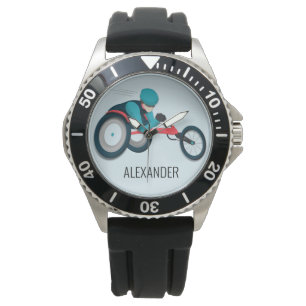 Rollstuhlfahren Armbanduhr