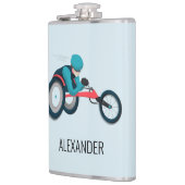 Rollstuhlfahren Flachmann (Links)