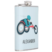 Rollstuhlfahren Flachmann (Rechts)