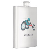 Rollstuhlfahren Flachmann (Rechts)