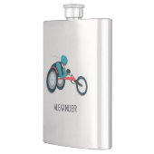 Rollstuhlfahren Flachmann (Links)