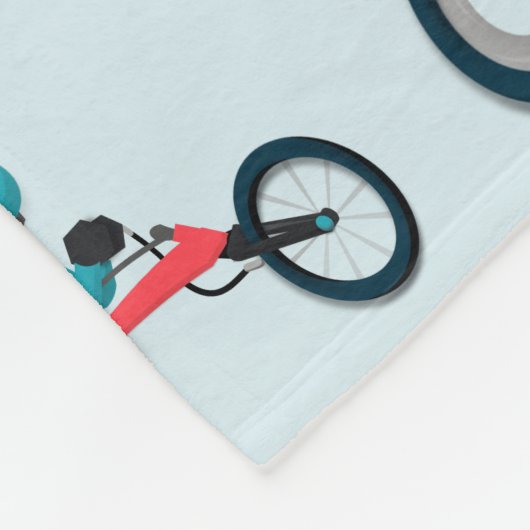 Rollstuhlfahren Fleecedecke (Ecke)