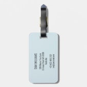 Rollstuhlfahren Gepäckanhänger (Rückseite vertikal)