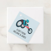 Rollstuhlfahren Geschenkanhänger (Beispiel)