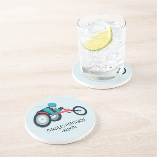 Rollstuhlfahren Getränkeuntersetzer