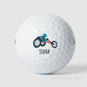Rollstuhlfahren Golfball (Vorderseite)