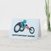 Rollstuhlfahren Karte (Vorderseite)