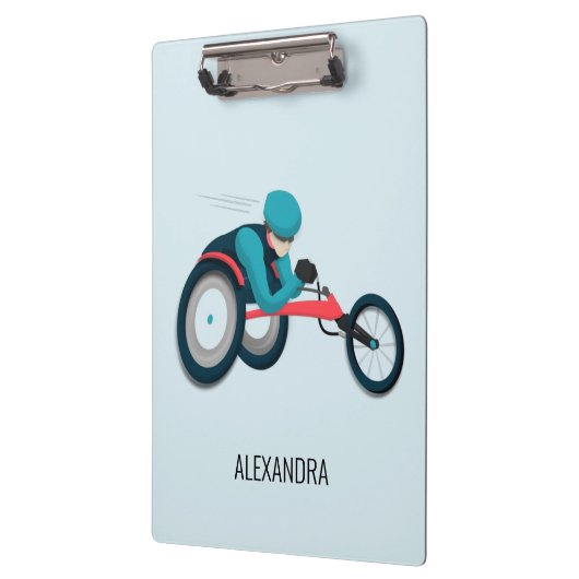 Rollstuhlfahren Klemmbrett (Links)