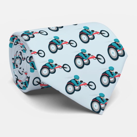 Rollstuhlfahren Krawatte (Gerollt)