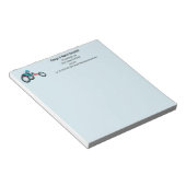 Rollstuhlfahren Notizblock (angewinkelt)