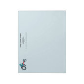 Rollstuhlfahren Notizblock (Rotiert)