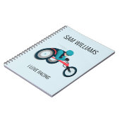 Rollstuhlfahren Notizblock (Linke Seite)