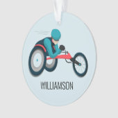 Rollstuhlfahren Ornament (Vorderseite)