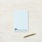 Rollstuhlfahren Post-it Klebezettel (Auf Schreibtisch)