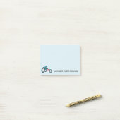 Rollstuhlfahren Post-it Klebezettel (Auf Schreibtisch)