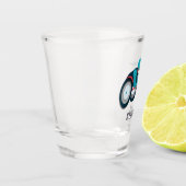 Rollstuhlfahren Schnapsglas (Links)