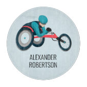 Rollstuhlfahren Schneidebrett (Vorderseite)