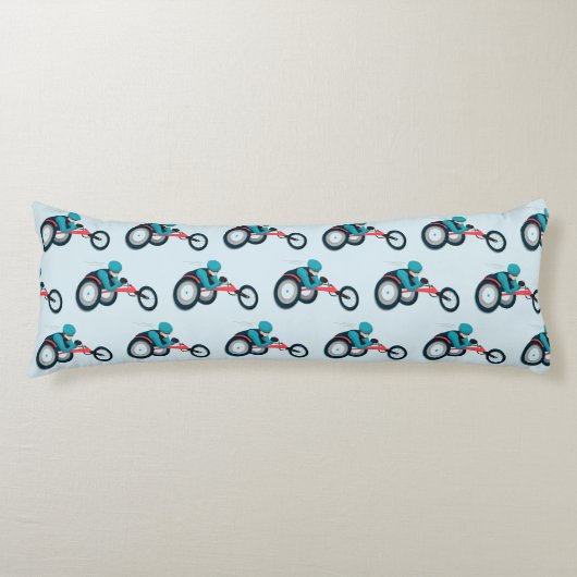 Rollstuhlfahren Seitenschläferkissen (Vorderseite)