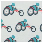 Rollstuhlfahren Stoff (Nahaufnahme)