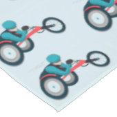 Rollstuhlfahren Tischdecke (Schrägansicht)