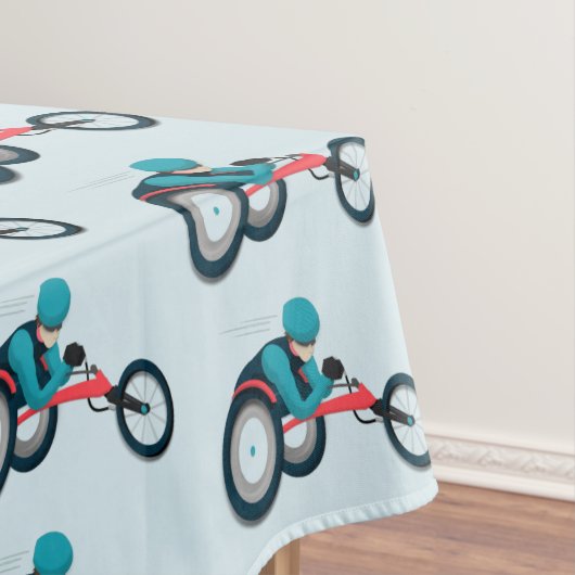 Rollstuhlfahren Tischdecke (Beispiel)
