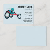 Rollstuhlfahren Visitenkarte (Vorne/Hinten)