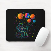 Rollstuhlfahrender Astronaut Motivation Kinder Wel Mousepad (Mit Mouse)