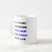 Rollstuhlfahrer Kaffeetasse (Vorderseite Links)