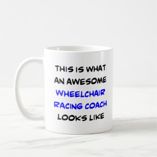 Rollstuhlfahrer Kaffeetasse (Links)