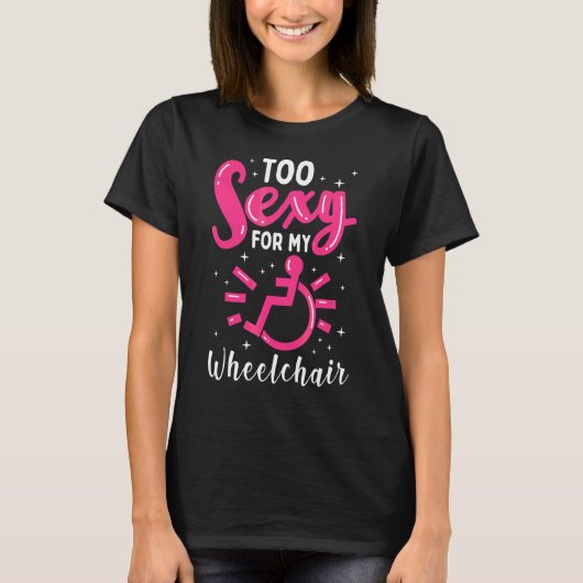 Rollstuhlfahrer Leg Amputee T-Shirt (Vorderseite)