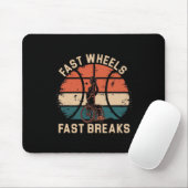Rollstuhlfahrer Spieler Behinderter Behinderung Be Mousepad (Mit Mouse)