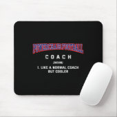 Rollstuhlfußball-Trainer-Definition Lustiger Elekt Mousepad (Mit Mouse)