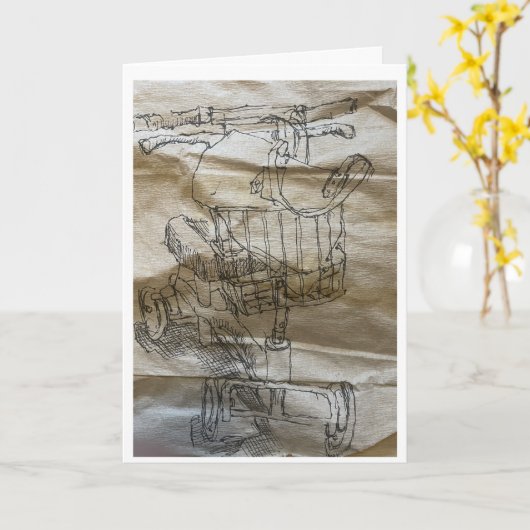 Rollstuhlkarte Karte (Gelbe Blume)