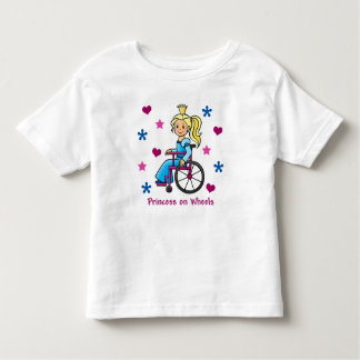 RollstuhlPrinzessin Kleinkind T-shirt