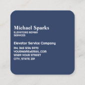 Rollstuhlreparaturservice Quadratische Visitenkarte (Rückseite)