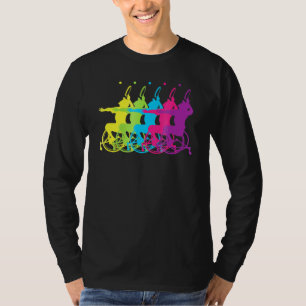 Rollstuhlsportler Tennisspieler Paralympics T-Shirt