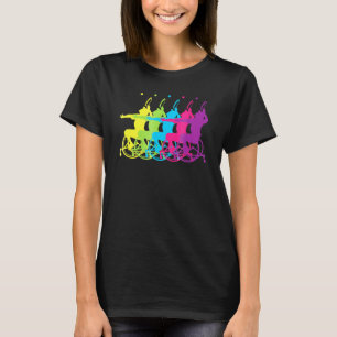 Rollstuhlsportler Tennisspieler Paralympics T-Shirt