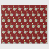 Rollstuhlstickman Geschenkpapier (Flach)