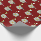Rollstuhlstickman Geschenkpapier (Ecke)