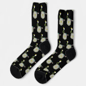 Rollstuhlstickman Socken (Linkes Detail)