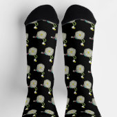 Rollstuhlstickman Socken (Oben)