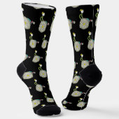 Rollstuhlstickman Socken (Gewinkelt)