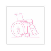 Rollstuhlstruktur Permastempel (Design)